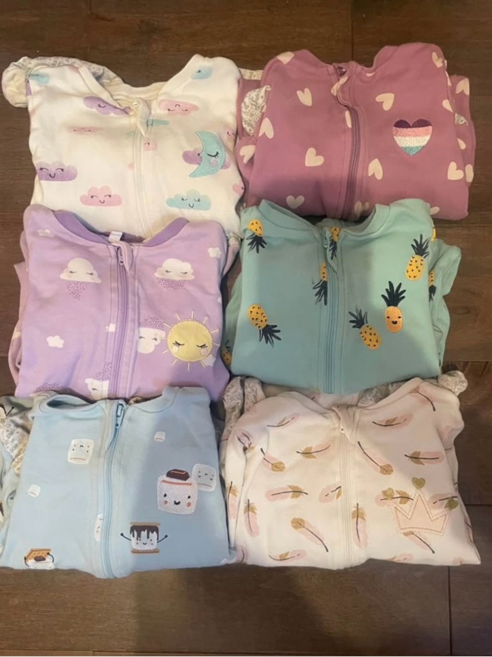 6 Pekkle pajamas - 18m